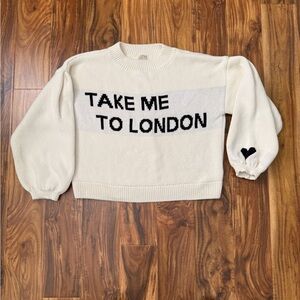 Maeve Take Me To London sweater Size S